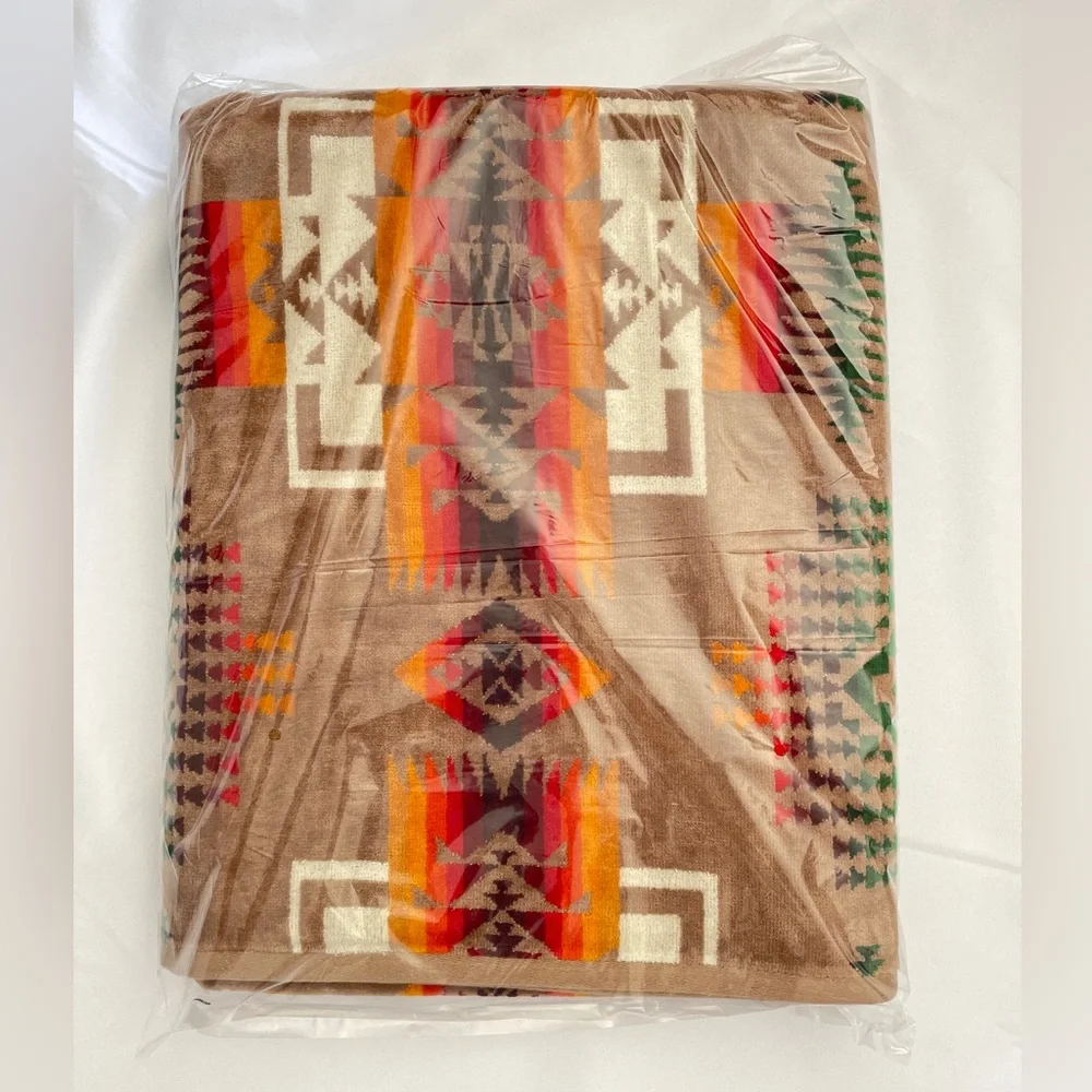 NWT Pendleton Jacquard Spa Towel Chief Joseph Beach Pool XL 40x70 Oversized